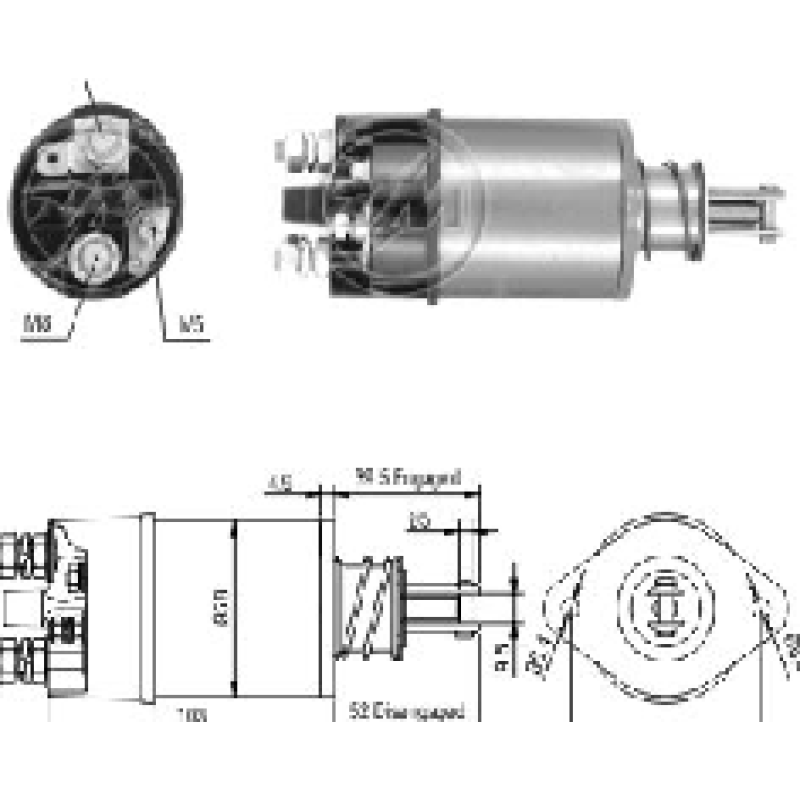 SOLENOIDE PER. AN115 TI-35526 CA-SO801 CM-802/1