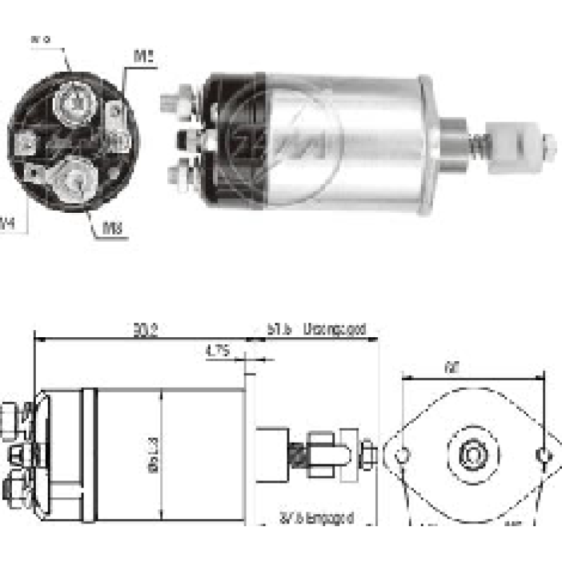 SOLENOIDE FORD FALCON TI-35536 ZM-822 CM-822 R822