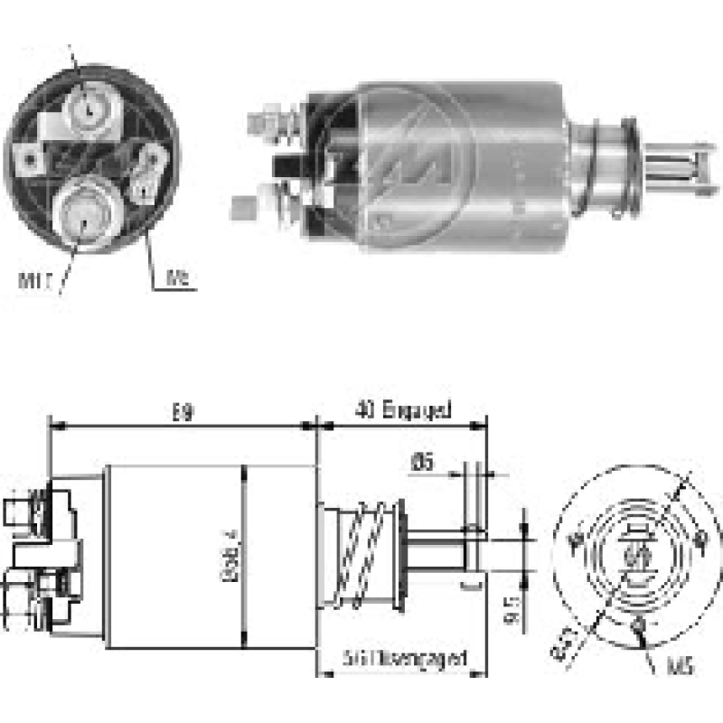 SOLENOIDE FORD F100 F150 TI-35543 CA-SO803