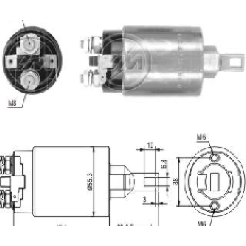 SOLENOIDE MITSUBISHI MAZDA TI-35545 TI-35545