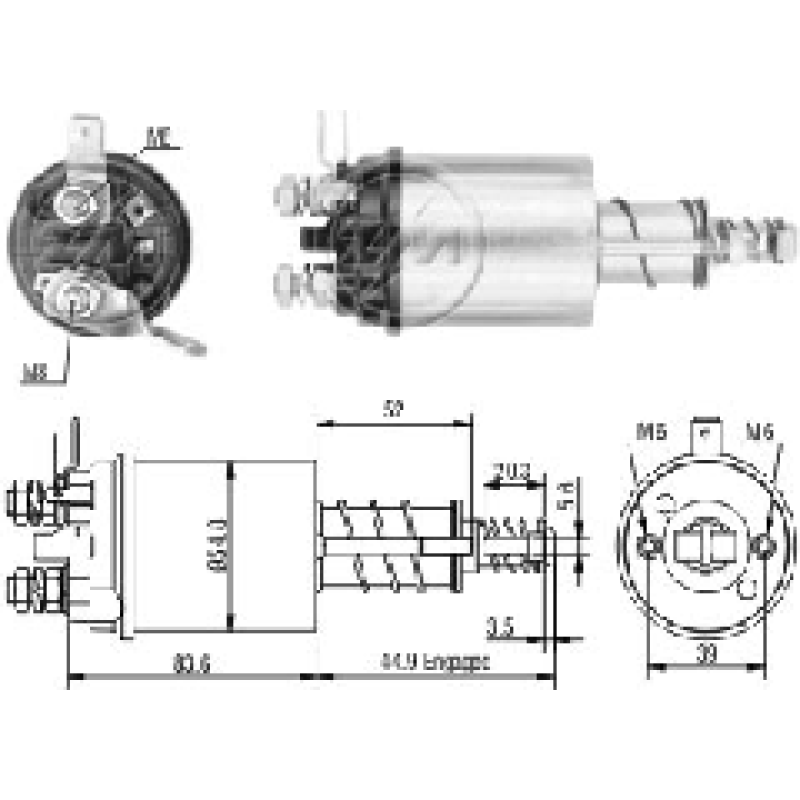 SOLENOIDE M127 CASE CLARK TI-35612 ZM-613