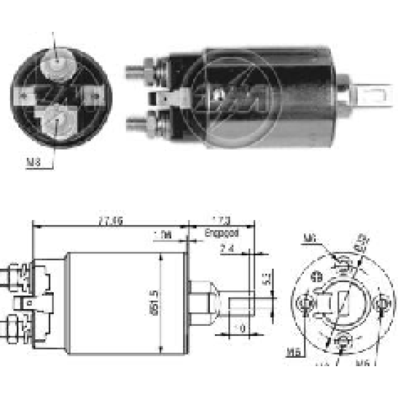 SOLENOIDE MAZDA P-UP TI-35672 ZM-692
