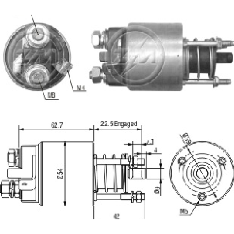 SOLENOIDE GM ASTRA TI-35735 ZM-5395