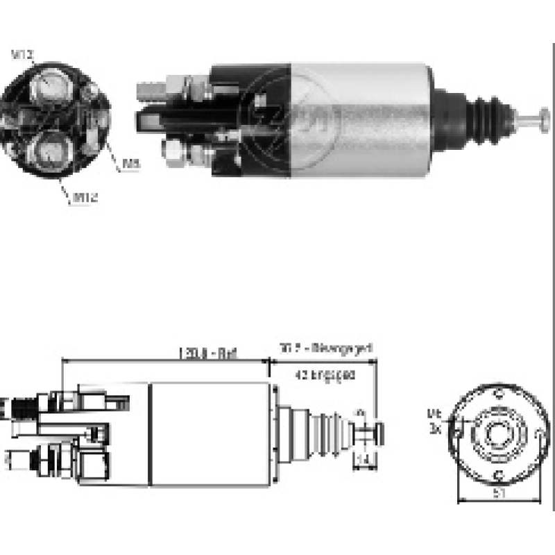 SOLENOIDE M. BENZ ACTROS TI-35928 ZM-842 CM-842