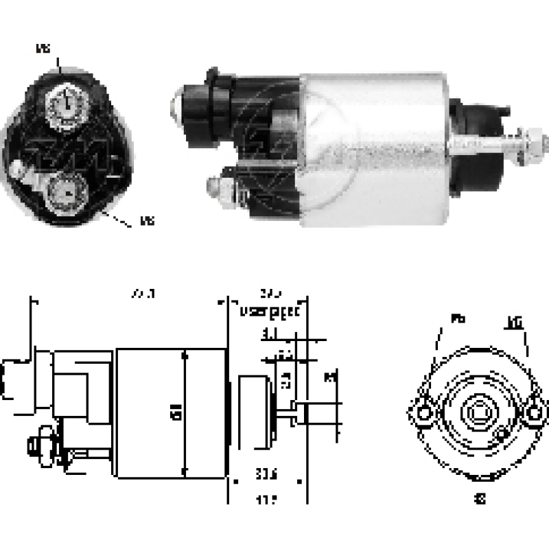 SOLENOIDE HONDA FIT 1.4 12V TI-35959 ZM-6705