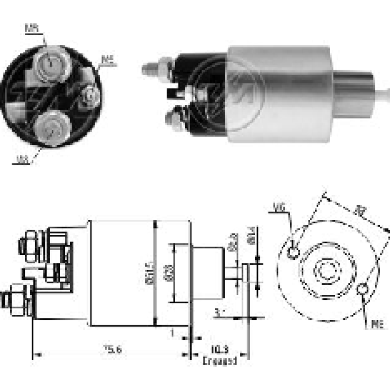 SOLENOIDE RENAULT TI-36014 ZM-995