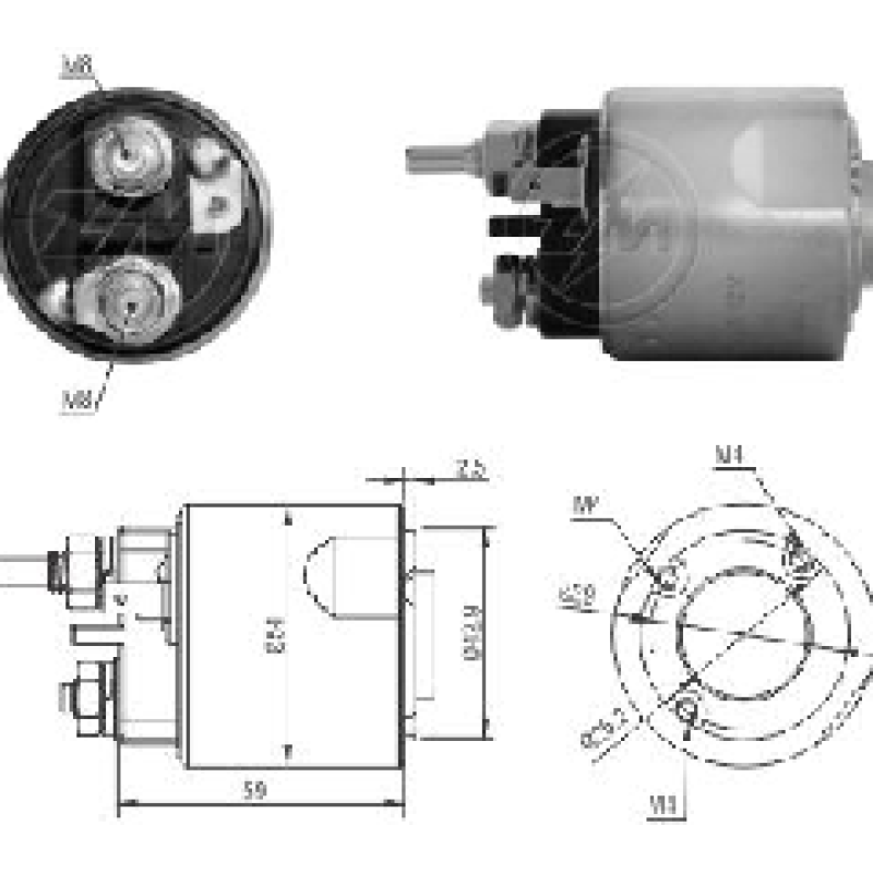SOLENOIDE RENAULT CLIO TI-36017 ZM-7495