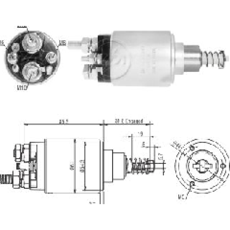 SOLENOIDE IVECO EUROCARGO 24V TI-36038 ZM-1732
