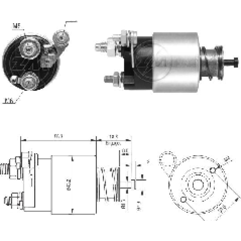 SOLENOIDE FORD KA FIESTA TI-36062 ZM-4391
