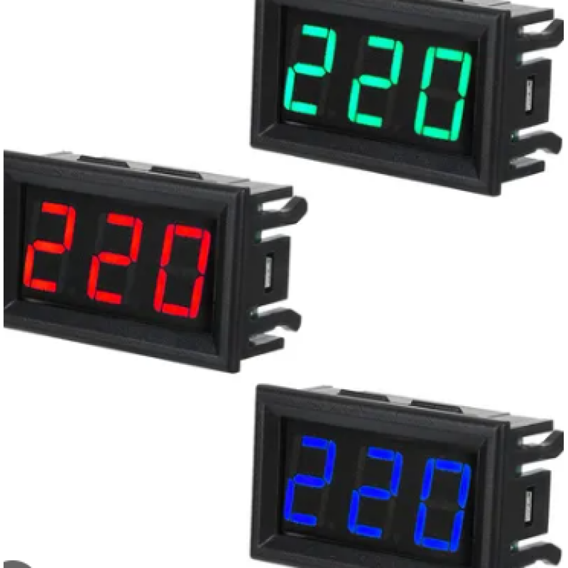 VOLTIMETRO AT-1R ROJO SO-1